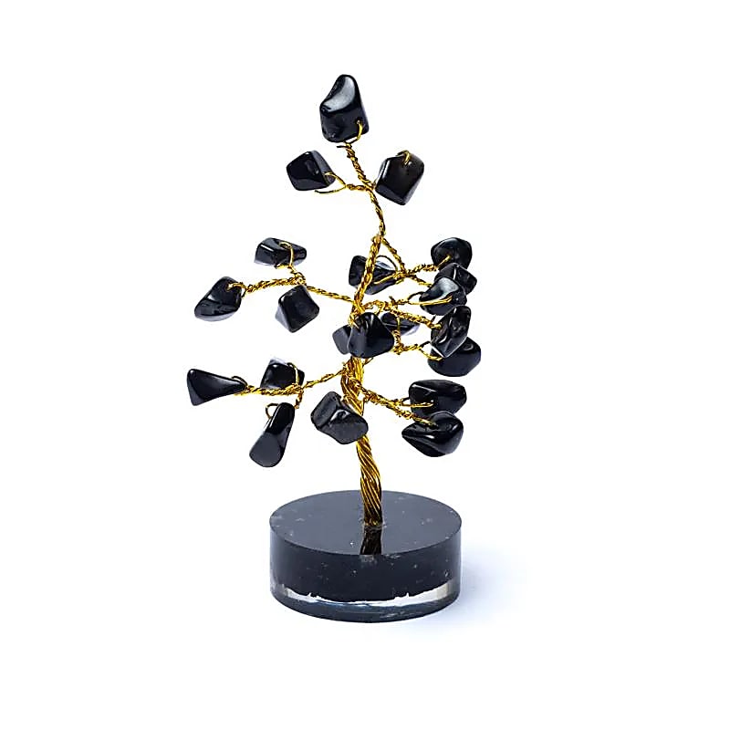 Black Agate Gemstone Tree